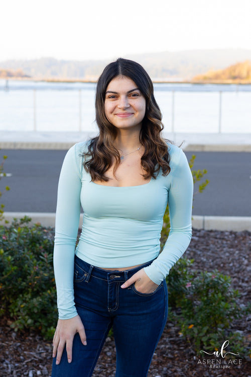 Brenna Top (Seafoam)