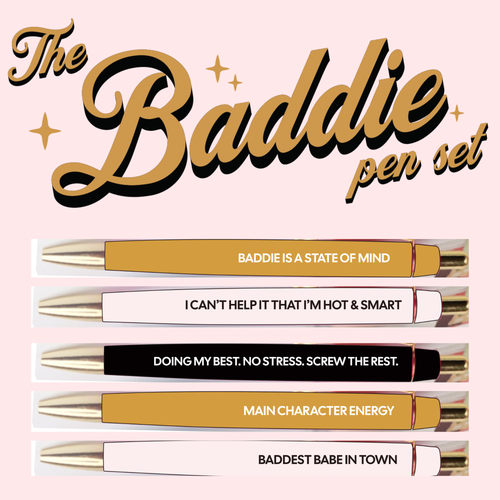 The Baddie Pen Set