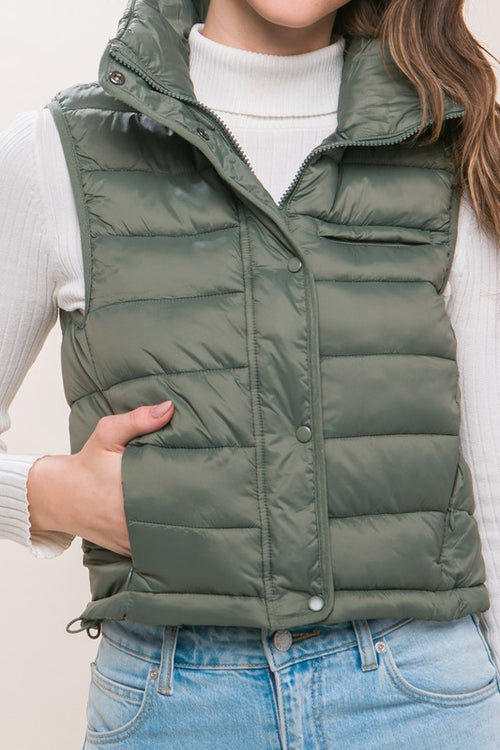 Cj Puffer Vest (Evergreen)