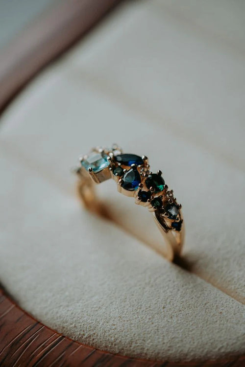 Marni Multi Stone Ring (Gold)