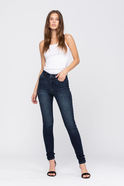 Judy Blue Lissy Skinny Jeans (Dark Wash)