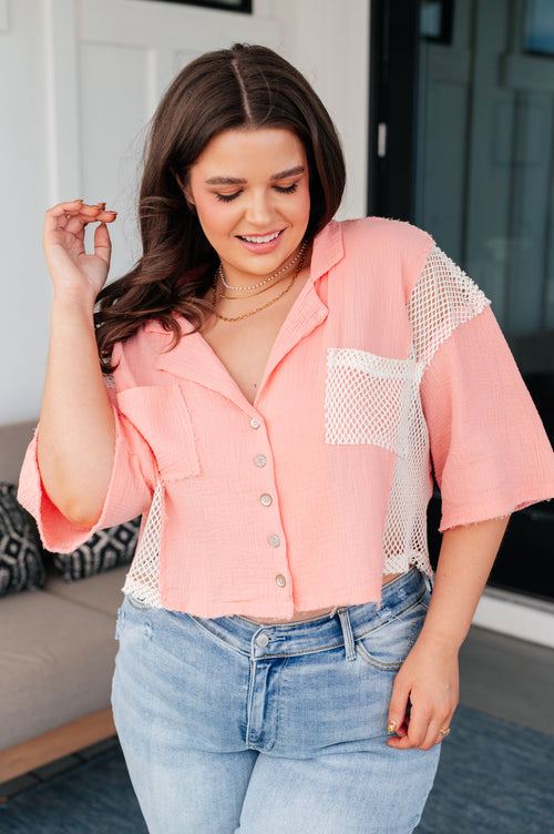 *Online Exclusive* Havana Nights Button Up Top