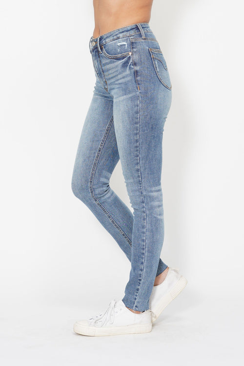 Selene Judy Blue Skinny Jeans (Medium Wash)