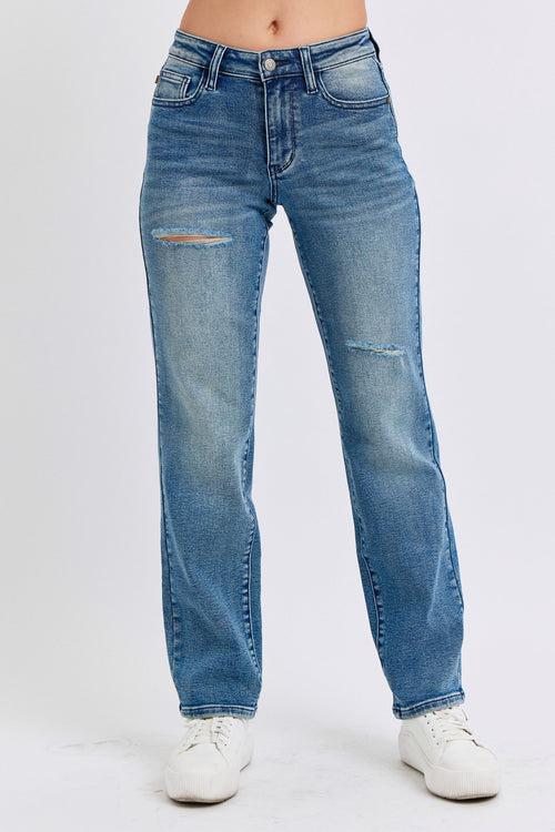 Giemma Judy Blue Dad Jeans (Medium Wash)