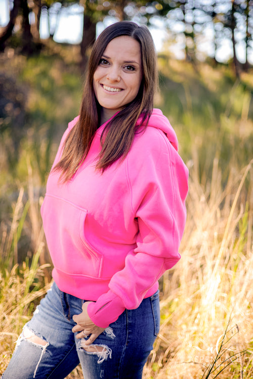 Kenna QuarterZip Hoodie (Pink)