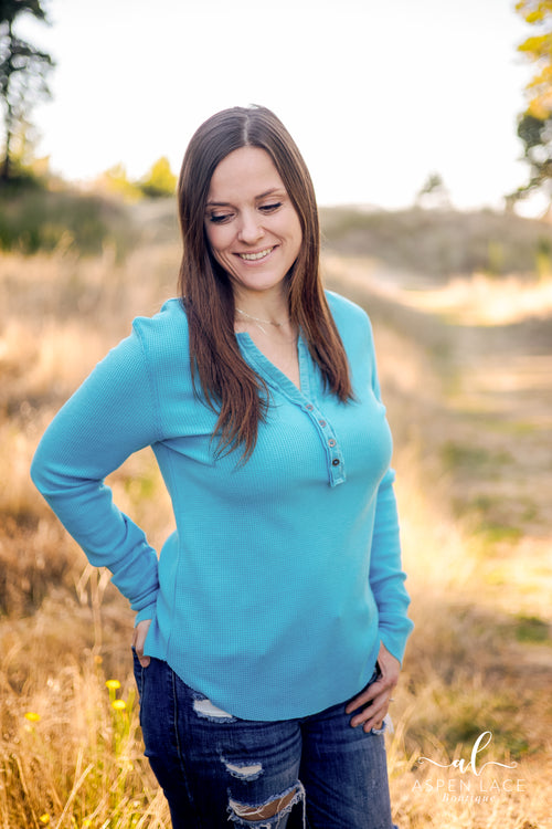 Jaynie Top (Turquoise)