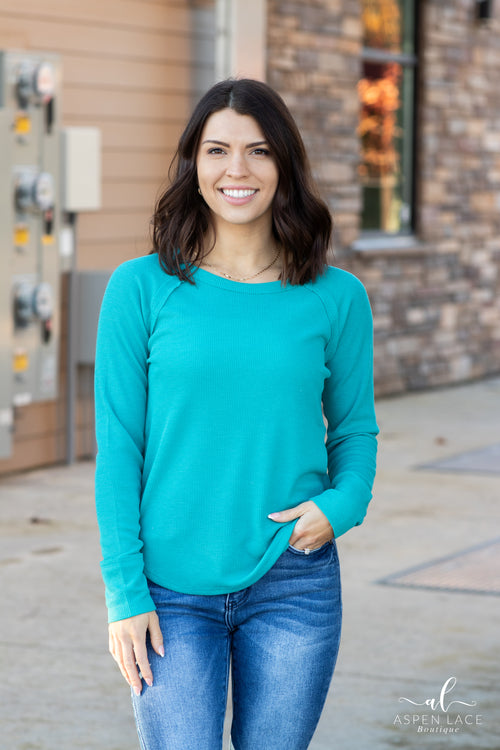 Rianna Top (Light Teal)