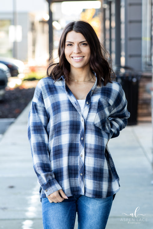 Cayla Flannel (Blue)