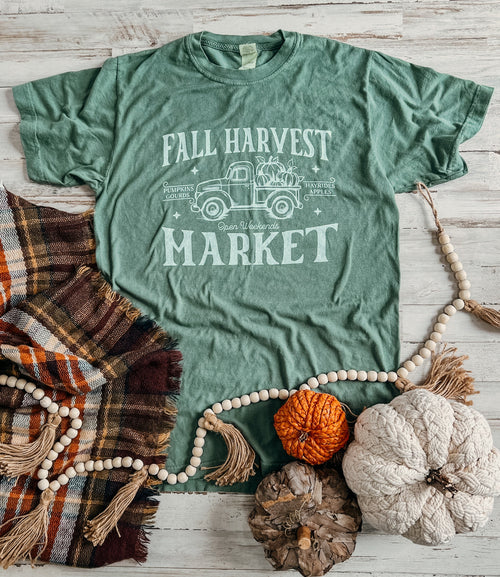 Fall Market Tshirt (Green)