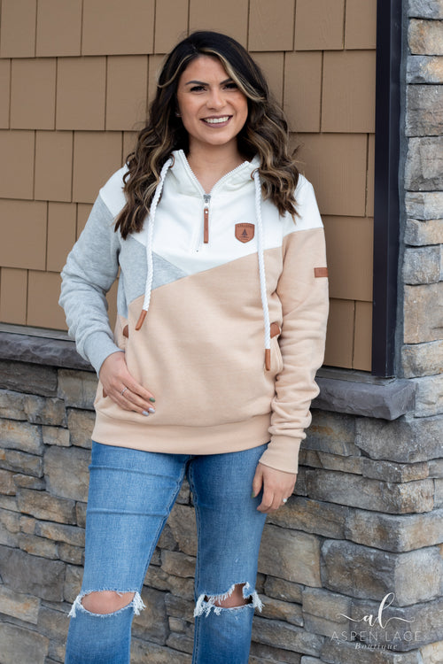 Wanakome Roxy Hoodie (Sand Mix)