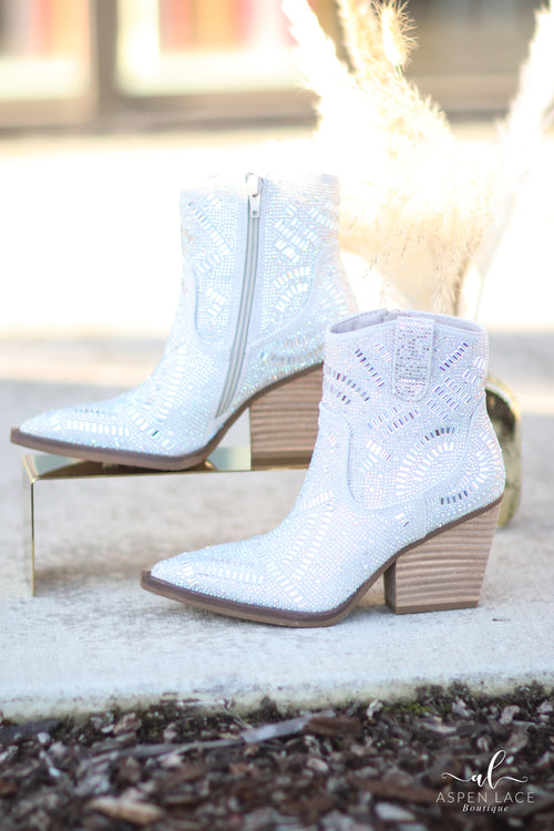 Maze Booties (Cream Multi)