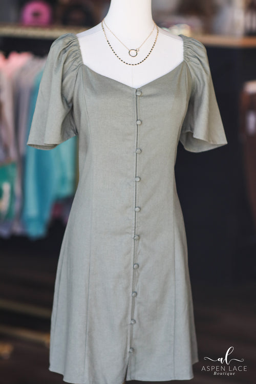 Peyton Dress (Olive)