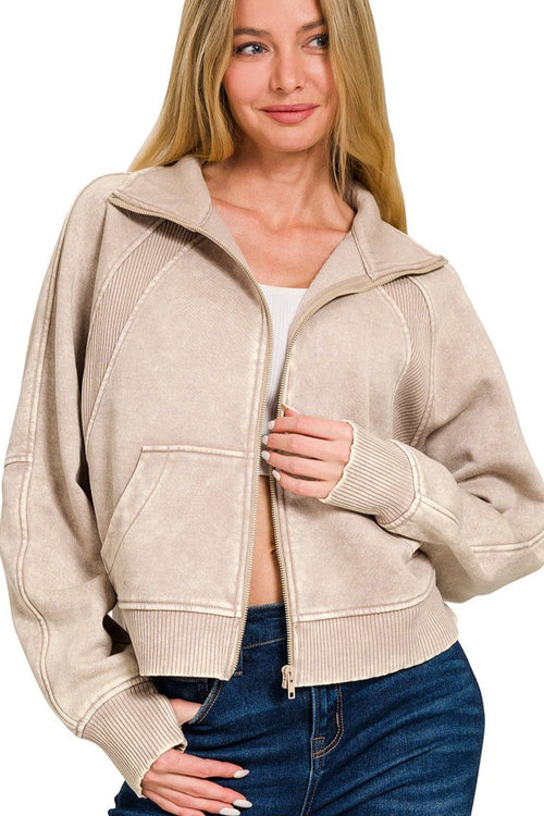 Tanny FullZip (Ash Mocha)