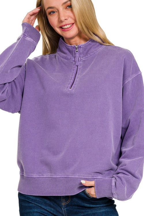 Brenna Pullover (Purple)