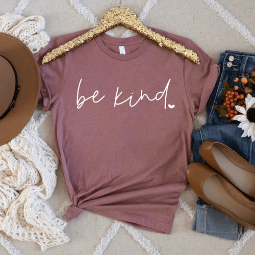 Be Kind Tshirt (Mauve)