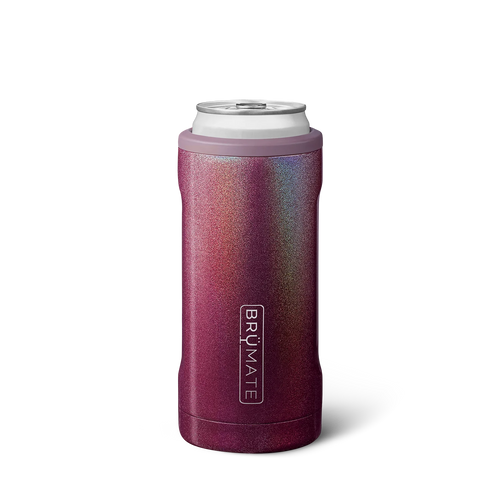 Hopsulator Slim by BruMate® (Glitter Merlot)