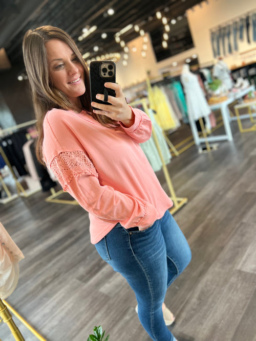 Mia Top (Coral)