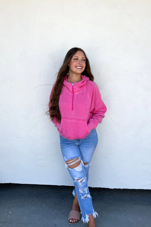 Easy Does It Pullover (Pink)