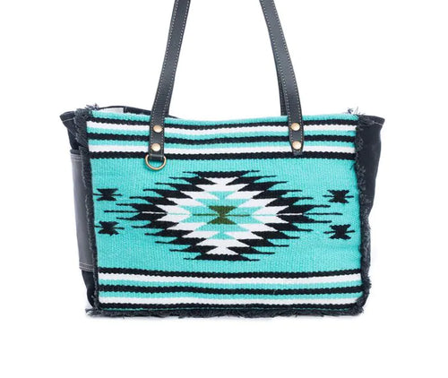Algodones Handbag (Turquoise)