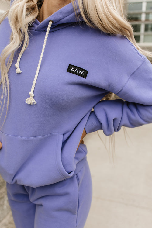 Comfort Zone Hoodie (Lilac)