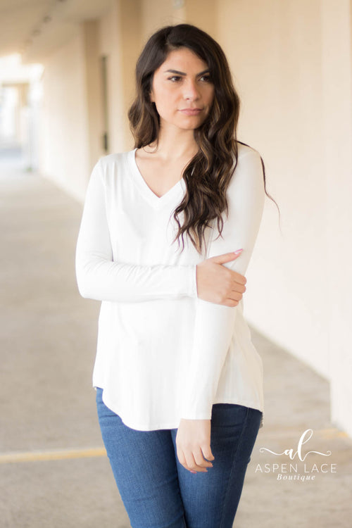 Back to Basics Elaine Top (Ivory)