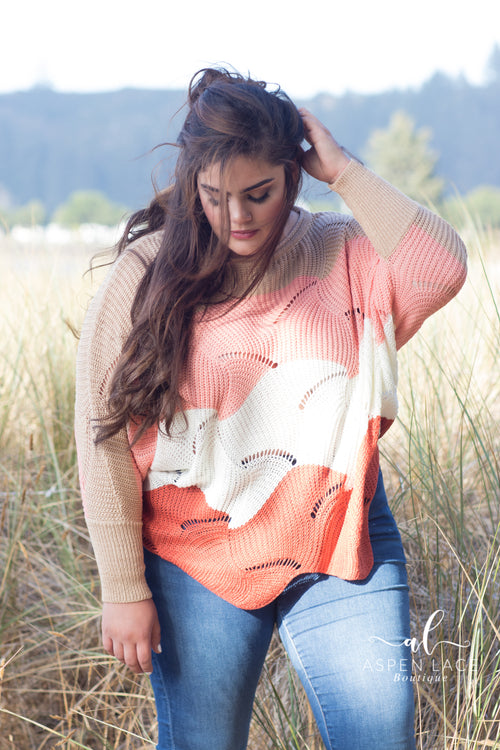 *PVM* Paria Sweater (Coral Multi)