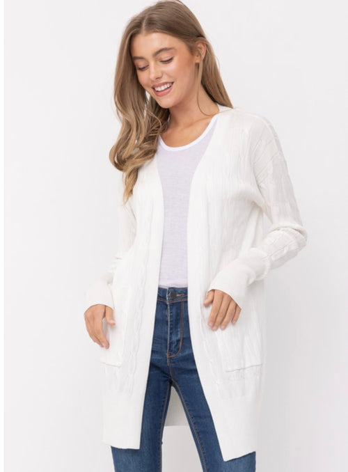 Lindsey Cardigan (Ivory)