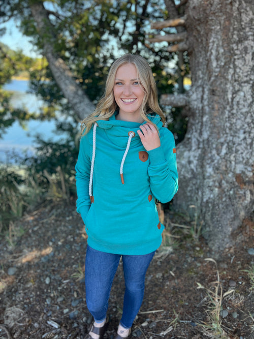 Wanakome Artemis Hoodie (Lake Teal)