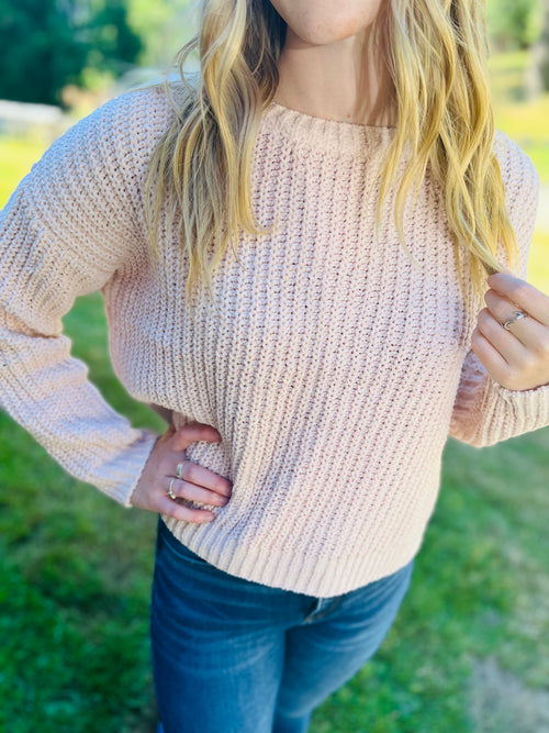 Desi Sweater (Blush)