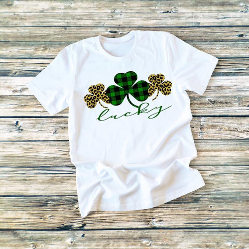 Lucky Clover Tshirt (White)