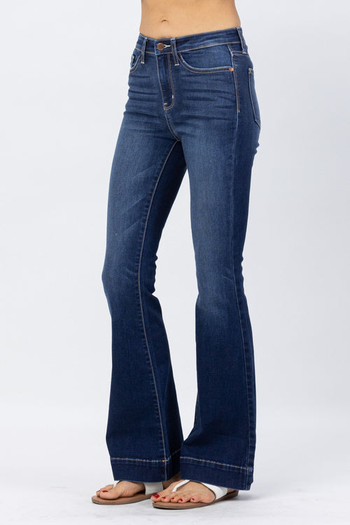 Judy Blue Morgan Trouser Flares (Dark Wash)