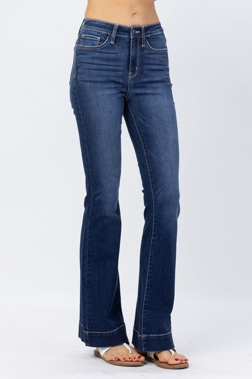 Judy Blue Morgan Trouser Flares (Dark Wash)