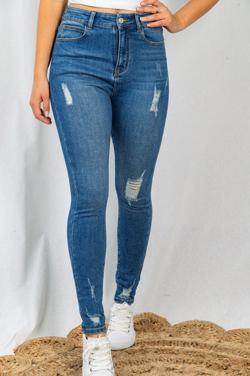 Mia Skinny Jeans (Medium Wash)