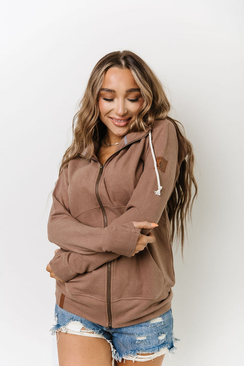 Performance Fleece FullZip Sweatshirt (Fawn)