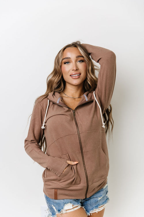 Performance Fleece FullZip Sweatshirt (Fawn)