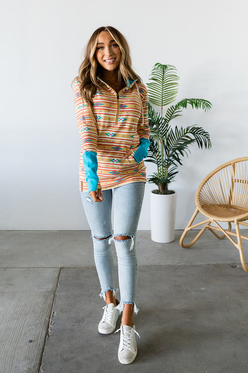 HalfZip Sweatshirt (Southwest Sunrise)